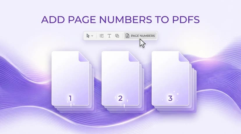 How to Add Page Numbers to PDF — Free Online Tool