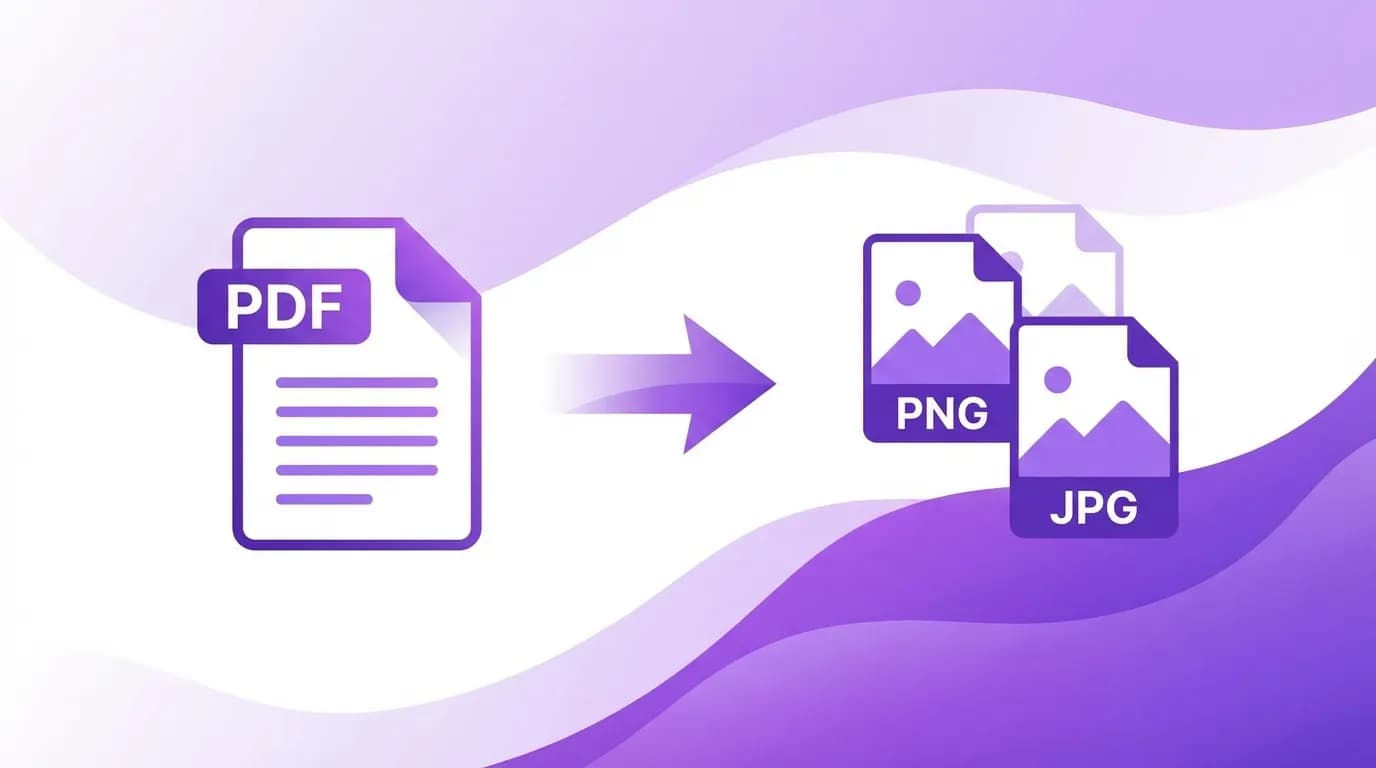 How to Convert PDF to Image (PNG/JPG) — Free Online Guide 2025