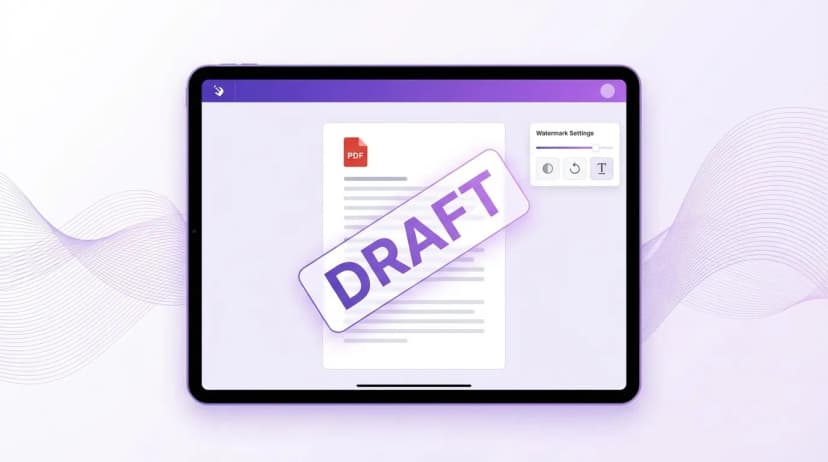 How to Add a Text Watermark to PDF — Free Online Tool